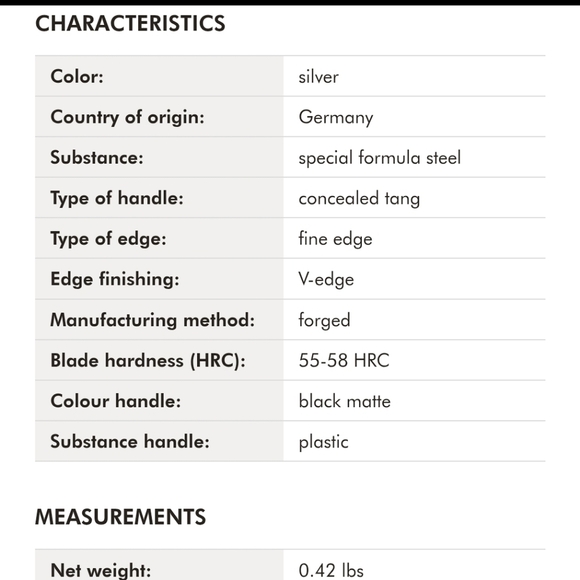 ❤️BUY 2 GET 1 FREE  ZWILLING Four Star 7-inch, Chef's Knife Visual Imperfections - Picture 12 of 14